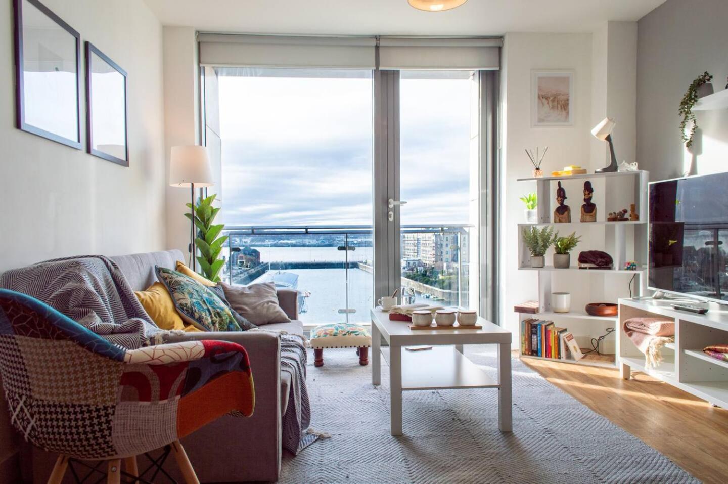 Stunning Mersey View Flat W Parking In 利物浦 外观 照片